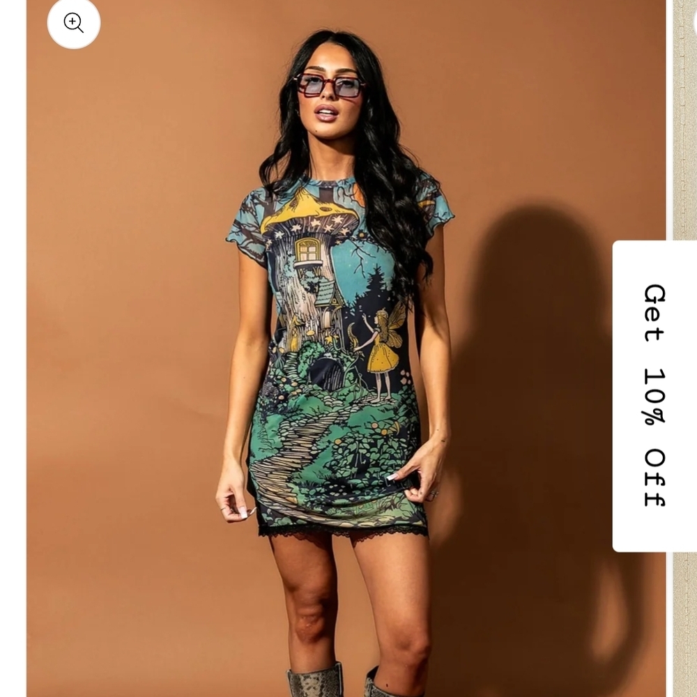 Dressed in LALA Enchanted Forest Mini Dress